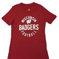 Girl's Wisconsin Badgers Football T-Shirt