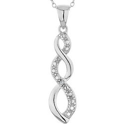 Infinity Diamond Accent Necklace