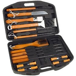 Mr. Bar-B-Q 18 Piece Stainless Steel Barbeque Tool Set