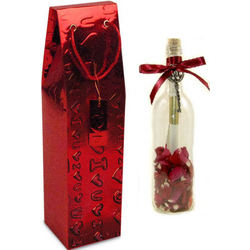 Sweetest Love Edition Sentimental Messages Bottle and Key