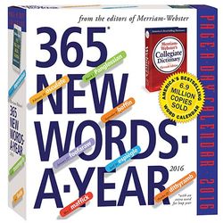 365 New Words-a-Year Page-a-Day 2016 Calendar