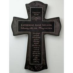 Personalized At That Day Religious Memorial Wall Cross