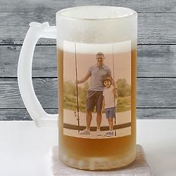 Photo Frosted Glass Stein