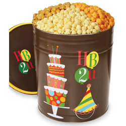 Happy Birthday 2U Popcorn Tin
