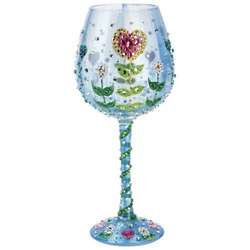 Mother's Garden Super Bling Wine Glass