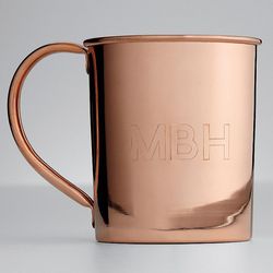 Monogrammed Moscow Mule Mug