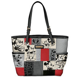 Mickey and Minnie Patches of Love Women's Patchwork Handbag