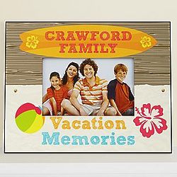 Personalized Vacation Memories Photo Frame