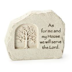 As For Me and My House We Will Serve the Lord Plaque