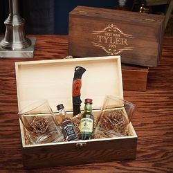 Wilshire Whiskey Personalized Gift Box for Men