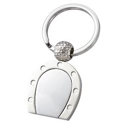 Personalized Horseshoe Key Ring