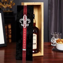 Personalized Baudelaire Whiskey Box
