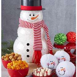 Snowman Snack Container