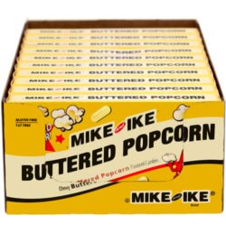 12 Theater-Sized Boxes of Mike and Ike Buttered Popcorn Candies