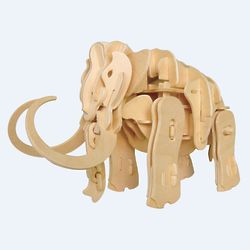 Mammoth Sound Control Roaring & Moving Large 3D Wood Puzzle