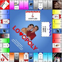Personalized Lovopoly Gamesheet