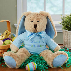 Personalized Stuffed First Easter Bunny