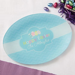 Personalized Happy Easter Platter