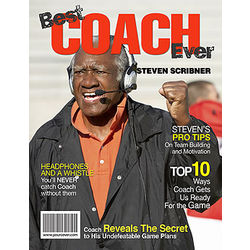 Best Coach Personalized Magazine Cover