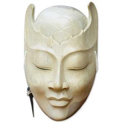 Blossom Head Wood Mask