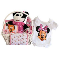 Minnie Mouse Baby Gift Basket