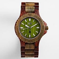 Army Brown Wooden Watch