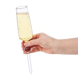2 Outdoor Champagne Glasses