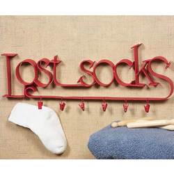 Lost Socks Metal Hanger