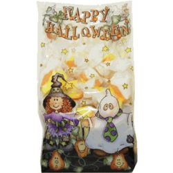 Happy Halloween Candy Corn Taffy Bag