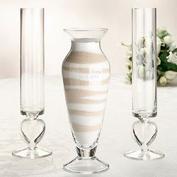 Personalized Sand-Filled Unity Vases