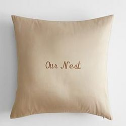 Personalized Silk Throw Pillow