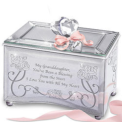 Granddaughter, You're A Blessing Personalized Music Box
