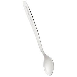 Personalized Long Silver Baby Spoon