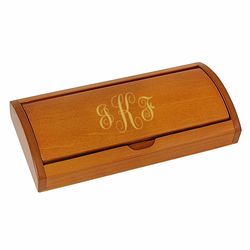 Ballpoint Pens in Rosewood Box with Personalized Script Monogram