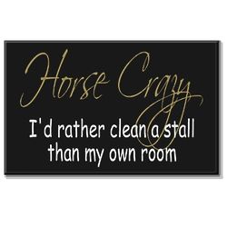 Horse Crazy Sign