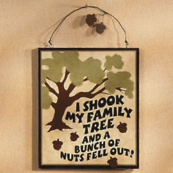 Family Tree Nut Sign