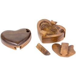 Keep My Heart Wooden Puzzle Box