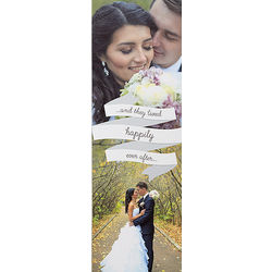Forever and Always Personalized Wedding Photo Canvas