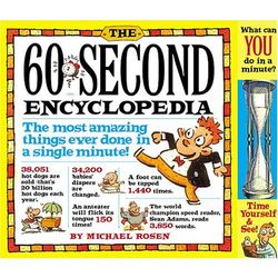 60-Second Encyclopedia Book & Minute Glass Timer