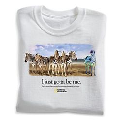 I Just Gotta Be Me Zebra T-Shirt