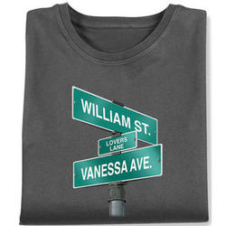 Personalized Lovers Lane T-Shirt