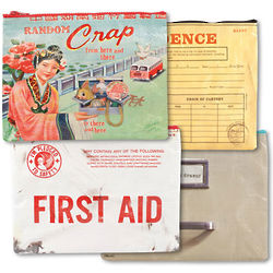 Zipper Pouches - Random Crap, First Aid, Evidence, File Cabinet