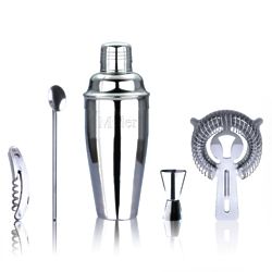 5-Piece Stainless Steel Cocktail Shaker Set