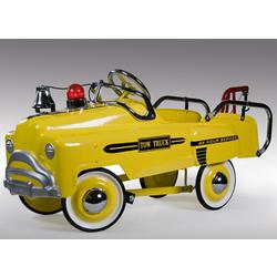 Deluxe Yellow Tow Truck Pedal Car