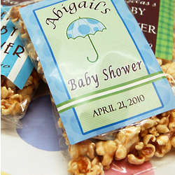 Personalized Baby Shower Caramel Corn