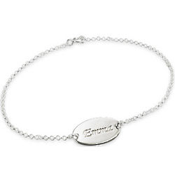 Sterling Silver Personalized Bracelet for Girls