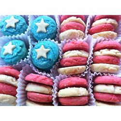 Red, White and Blue Sugar Cookie Crisp Gift Box