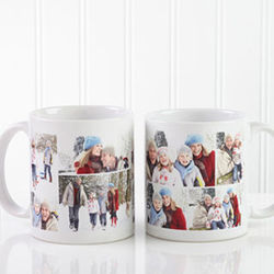 Personalized Photo Collage Coffee Mug