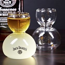 Jack Daniels Whiskey on Water Glasses