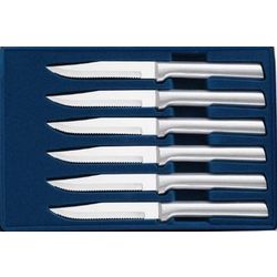 Set of Six Serrated Steak Knives